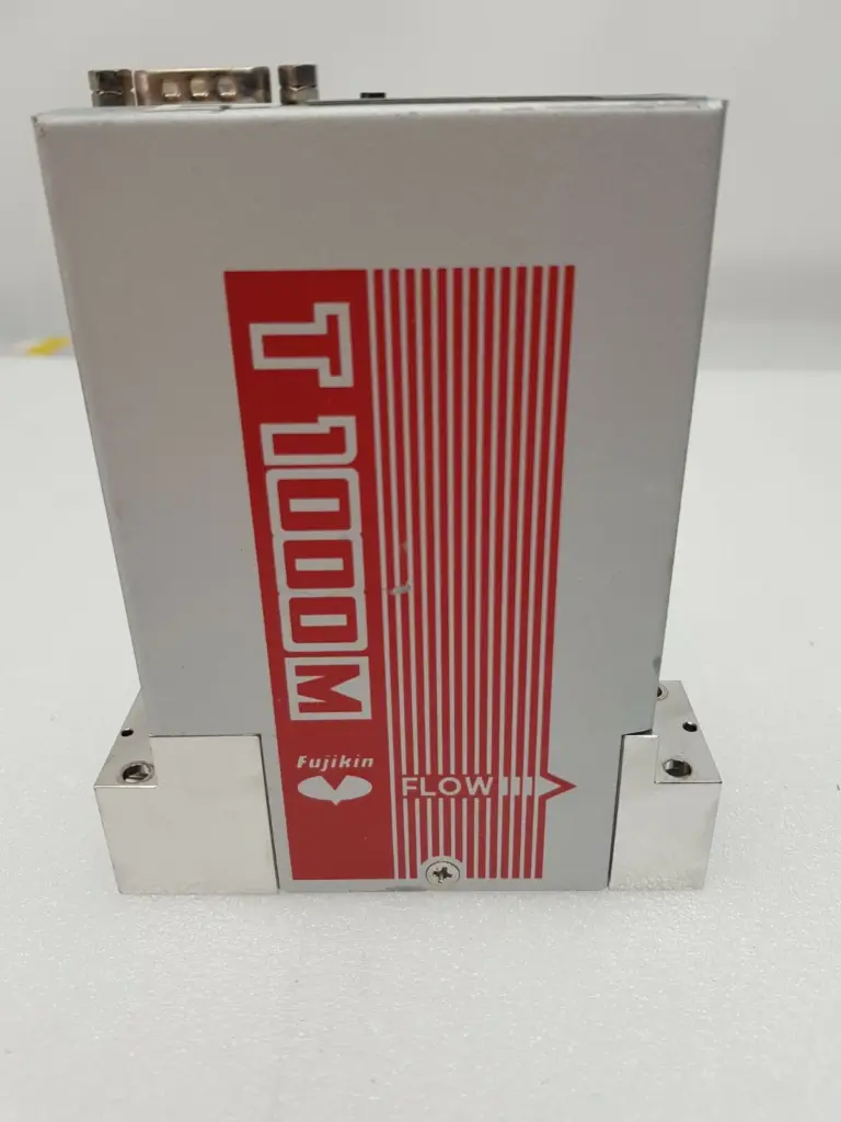 Fujikin T1000M mass flow controller with red FLOW label