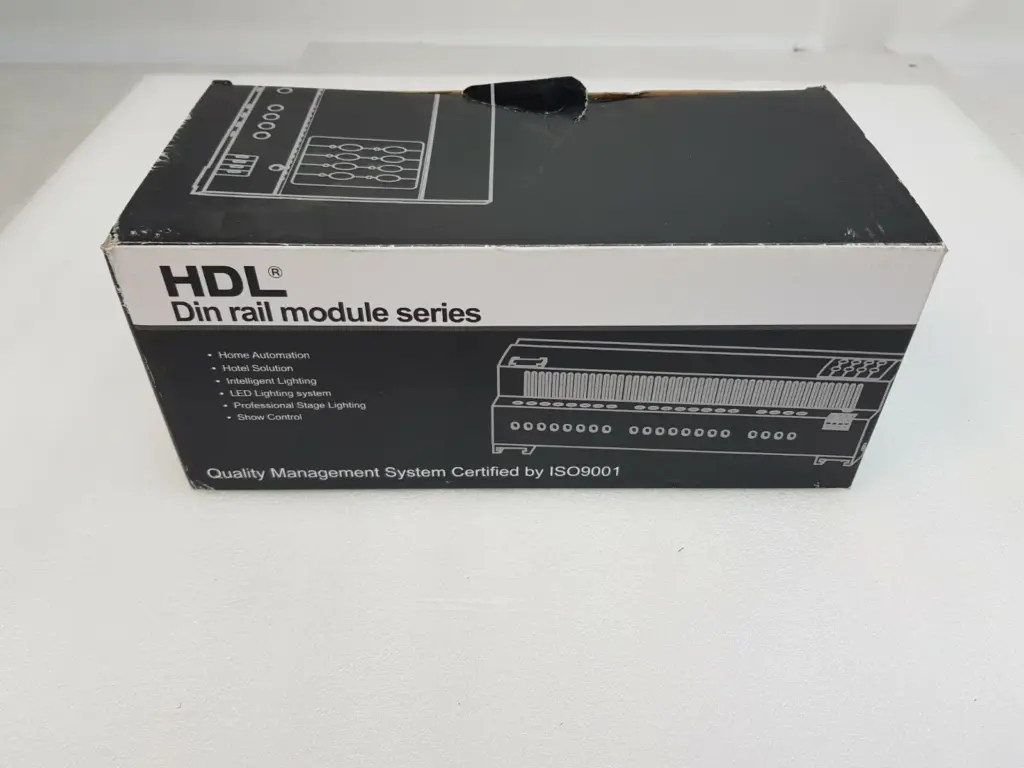 HDL Din rail module series retail box for the M/W06.10.1 KNX blinds actuator