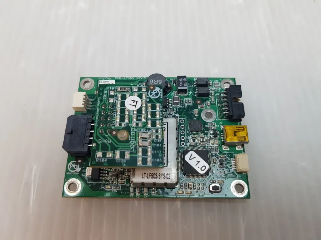 LogiTag LT-LFS03 4-channel RFID LF reader board, Lumenis EA-1149460, top view