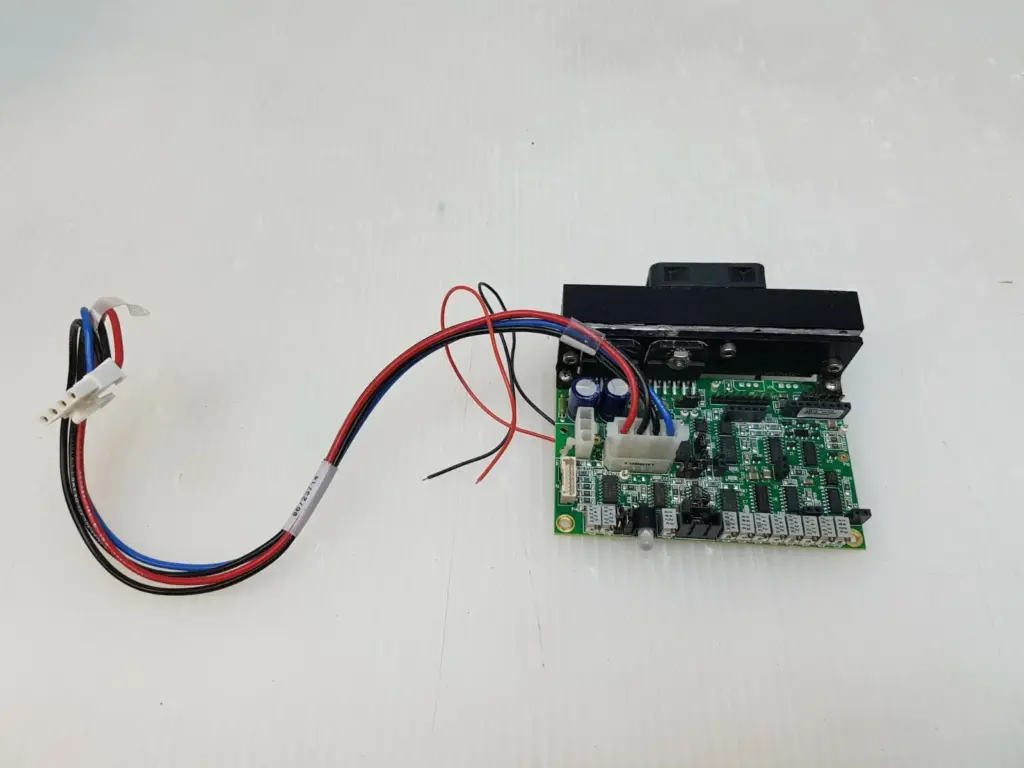 Lumenis 7121H-1F*1410 Rev A circuit board with heatsink, fan and wiring harness