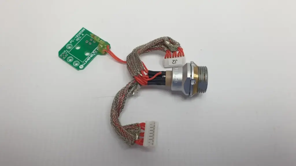 Lumenis HS-1043850 AcuPulse DeepFX scanner harness with board, shielded leads and round socket