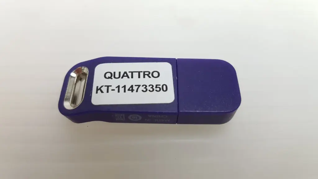 Lumenis LightSheer Quattro KT-11473350 purple USB HASP key with cap on