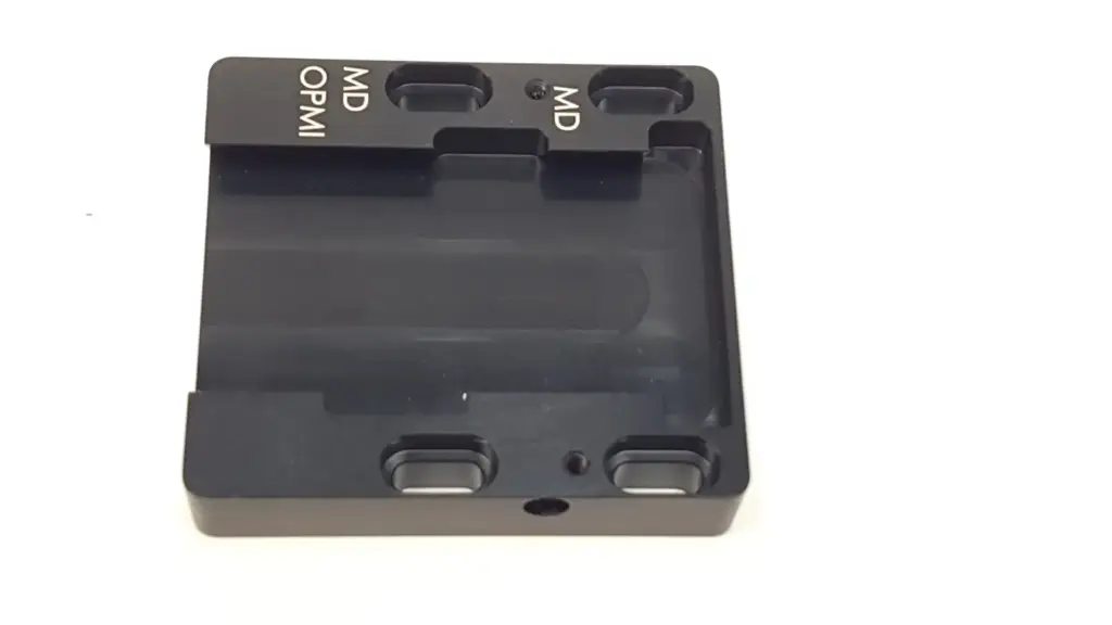 Lumenis MM-004324 Dynamic TEC Buffer, black machined block with MD and MD OPMI engravings
