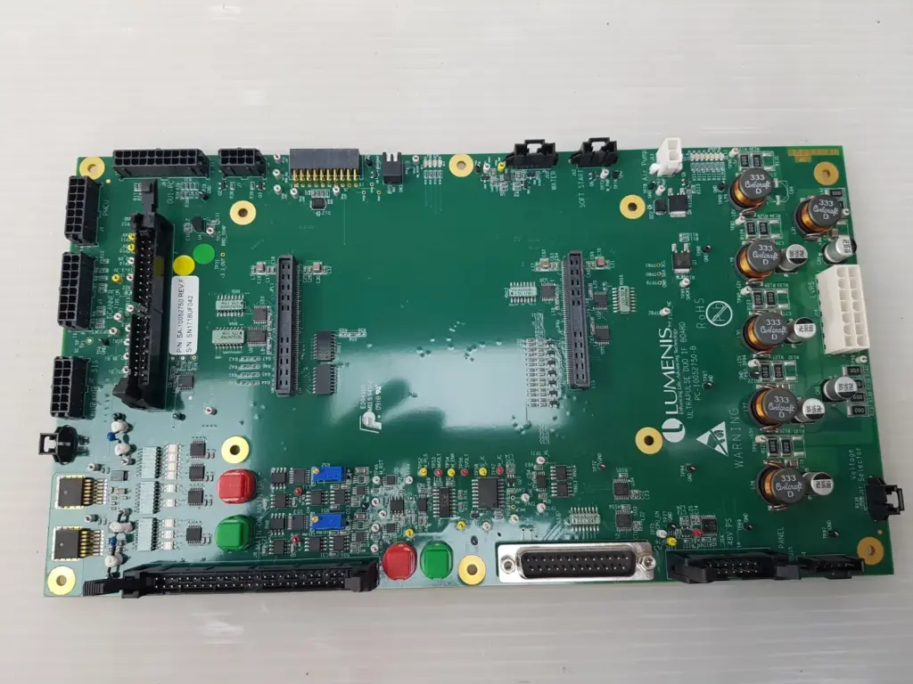 Lumenis UltraPulse DUO IF board SA-10052750 Rev F, component side with labelled connectors