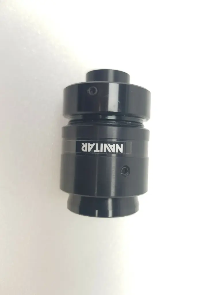 Navitar 1-61390 2.0X mini adapter, black anodized adapter tube with Navitar engraving