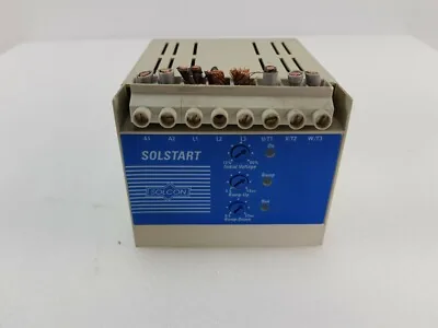Solcon SOLSTART 17 400-S soft starter with terminal row and adjustment dials