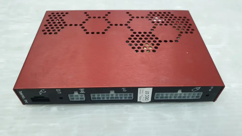 Teknic SST-1500-103 servo drive, red perforated case, Delta Design P/N 2100953