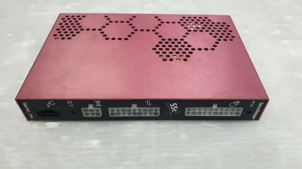 Teknic SST-1500-103 ServoStepper servo drive in red case, front connector panel