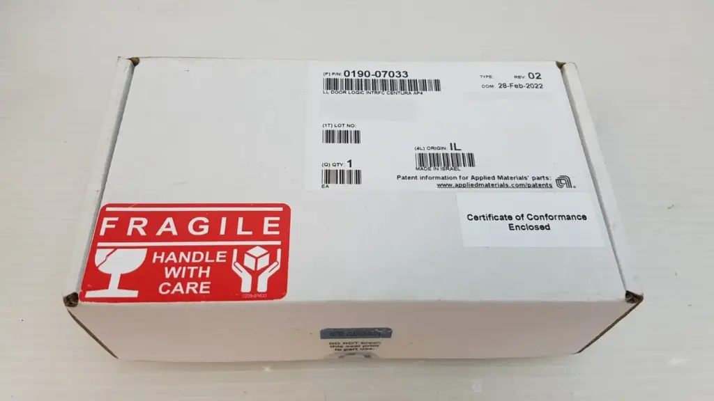 Applied Materials box for 0190-07033 Rev 02 LL door logic interface, Centura AP4