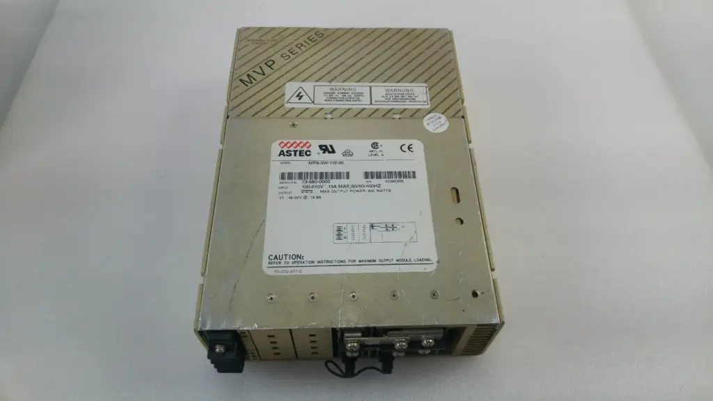 Astec MVP series MP8-3W-1W-30 power supply, 48 V 16.5 A 800 W label