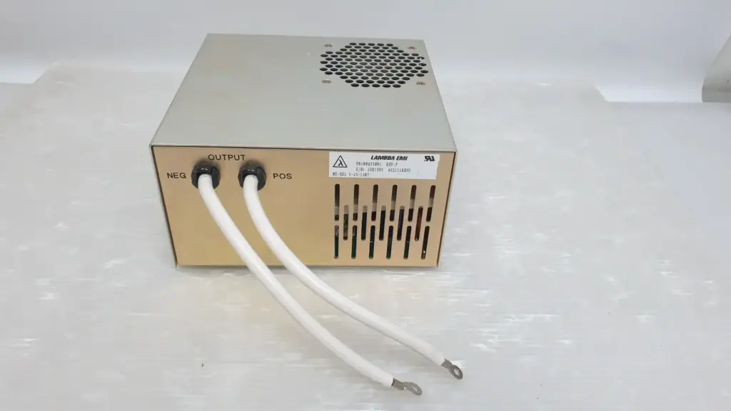 Lambda EMI ESL 5-25-1307 5V 25A power supply with NEG and POS output leads