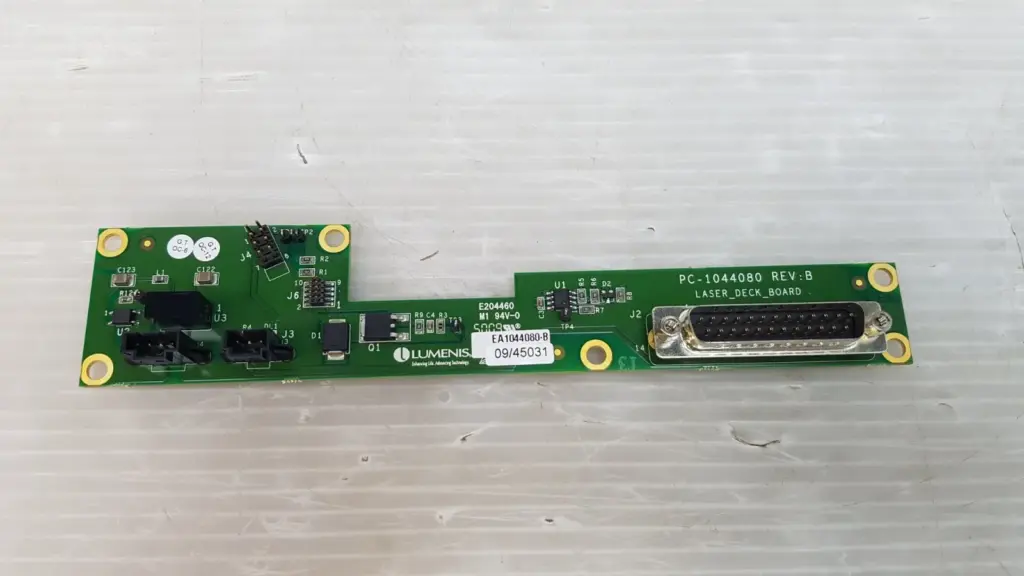 Lumenis laser deck board EA1044080-B, PC-1044080 Rev B, with DB25 connector