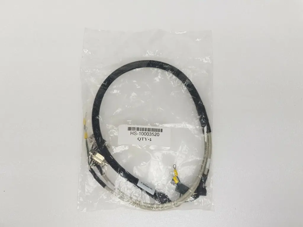 Lumenis HS-10003520 cable harness in sealed bag with D-sub connectors and ring terminals