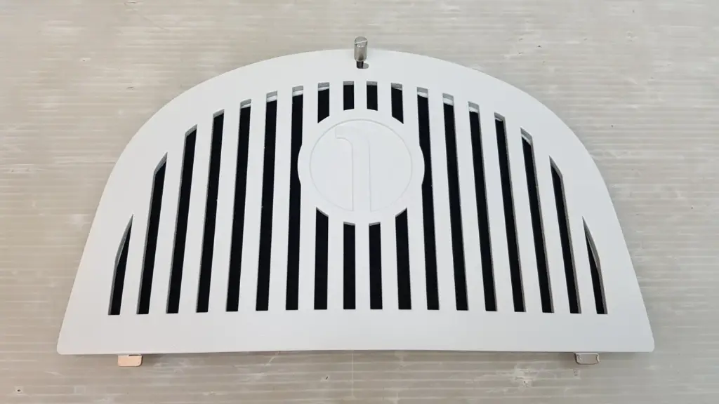 Lumenis LightSheer panel filter MI-10028030, white slotted grille with round logo