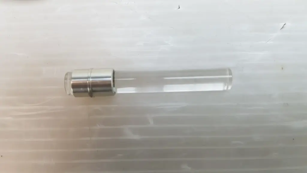 Lumenis OP2438040 1064 nm glass light guide rod with metal sleeve