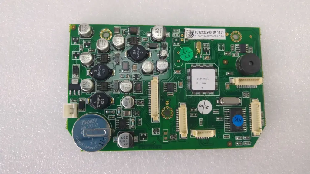 Mettler Toledo 12122057 main PCBA, component side, board label 0012122200 0K 1151