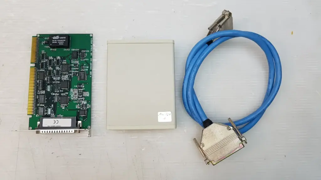 Ocean Optics ADC500 Rev A ISA card, S2000 spectrometer and blue S2000 interface cable
