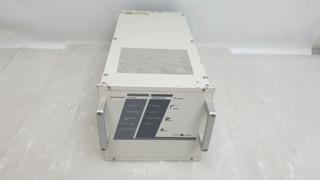 Shimadzu EI-203MD TMP power unit with alarm and operation front panel