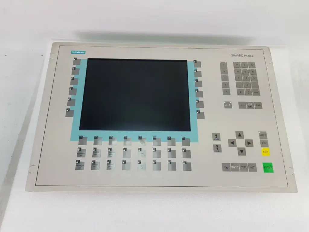 Siemens SIMATIC Panel OP270 10" key operator panel 6AV6542-0CC10-0AX0, front with keypad